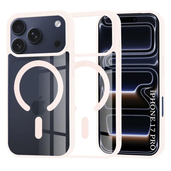 Калъф за iPhone 17 Pro - Techsuit - MagSafe Pro - Nude Розов