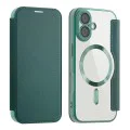 Калъф за iPhone 17 - Techsuit - SmartMag Book Case - Зелен