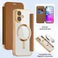 Калъф за iPhone 17 - Techsuit - SmartMag Book Case - Кафяв