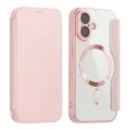 Калъф за iPhone 17 - Techsuit - SmartMag Book Case - Розов