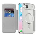 Калъф за iPhone 17 Air - Techsuit - SmartMag Book Case - Сив