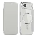 Калъф за iPhone 17 Air - Techsuit - SmartMag Book Case - Сив