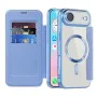 Калъф за iPhone 17 Air - Techsuit - SmartMag Book Case - Светло Син