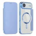 Калъф за iPhone 17 Air - Techsuit - SmartMag Book Case - Светло Син