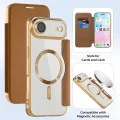 Калъф за iPhone 17 Air - Techsuit - SmartMag Book Case - Кафяв
