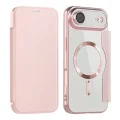 Калъф за iPhone 17 Air - Techsuit - SmartMag Book Case - Розов