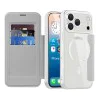 Калъф за iPhone 17 Pro Max - Techsuit - SmartMag Book Case - Сив