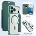 Калъф за iPhone 17 Pro Max - Techsuit - SmartMag Book Case - Зелен