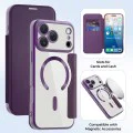 Калъф за iPhone 17 Pro - Techsuit - SmartMag Book Case - Лилав