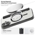 Калъф за iPhone 17 Pro - Techsuit - SmartMag Book Case - Светло Син