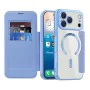 Калъф за iPhone 17 Pro - Techsuit - SmartMag Book Case - Светло Син