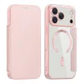 Калъф за iPhone 17 Pro - Techsuit - SmartMag Book Case - Розов