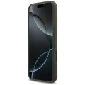 Калъф за iPhone 17 Pro Max - Guess - Силиконов триъгълен лого MagSafe (GUHMP17XSCTRLMA) - Каки