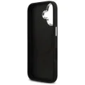 Калъф за iPhone 17 - Guess - Glitter Triangle Logo MagSafe (GUHMP17SPFGTSCMK) - Черен