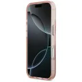 Калъф за iPhone 17 - Guess - IML Gradient Triangle Logo MagSafe (GUHMP17SHGTMLCGP) - Розов