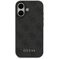 Калъф за iPhone 17 - Guess - Hardcase 4G Classic (GUHCP17SG4GFGR) - Черен