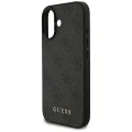 Калъф за iPhone 17 - Guess - Hardcase 4G Classic (GUHCP17SG4GFGR) - Черен