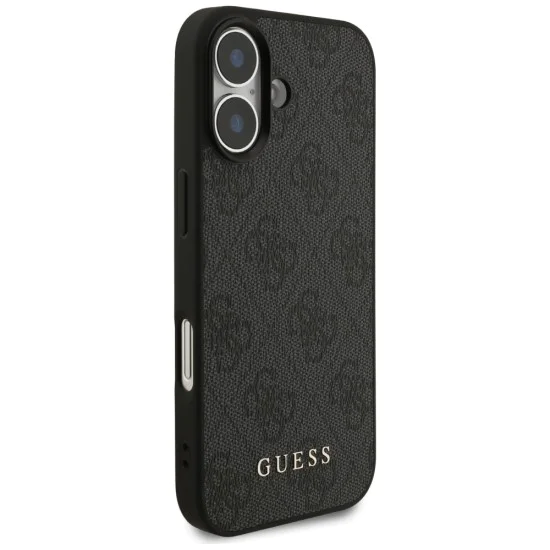 Калъф за iPhone 17 - Guess - Hardcase 4G Classic (GUHCP17SG4GFGR) - Черен