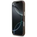 Калъф за iPhone 17 Pro - Guess - Hardcase 4G Triangle Logo MagSafe (GUHMP17LP4TSRCMW) - Кафяв