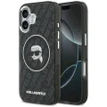 Калъф за iPhone 17 - Karl Lagerfeld - IML MagSafe (KLHMP17SHMKBKHOK) - Черен