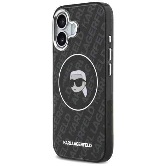 Калъф за iPhone 17 - Karl Lagerfeld - IML MagSafe (KLHMP17SHMKBKHOK) - Черен