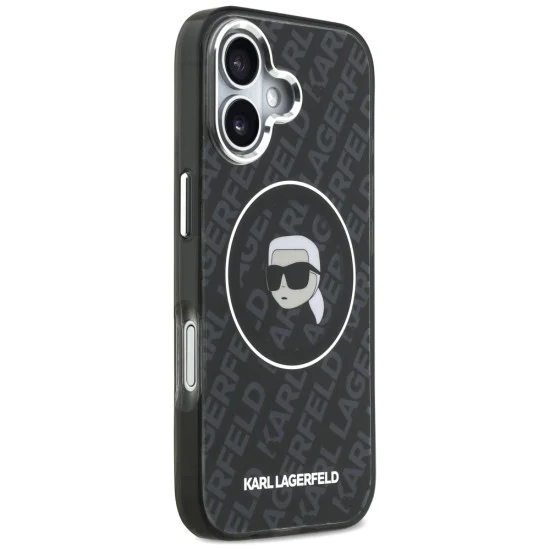 Калъф за iPhone 17 - Karl Lagerfeld - IML MagSafe (KLHMP17SHMKBKHOK) - Черен