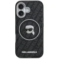 Калъф за iPhone 17 - Karl Lagerfeld - IML MagSafe (KLHMP17SHMKBKHOK) - Черен