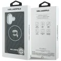 Калъф за iPhone 17 - Karl Lagerfeld - IML MagSafe (KLHMP17SHMKBKHOK) - Черен