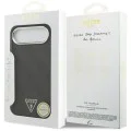 Калъф за iPhone 17 Air - Guess - Hardcase 4G Triangle Logo MagSafe (GUHMP17MP4TSRCMK) - Черен