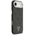 Калъф за iPhone 17 Air - Guess - Hardcase 4G Triangle Logo MagSafe (GUHMP17MP4TSRCMK) - Черен