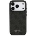 Калъф за iPhone 17 Pro - Guess - Hardcase 4G Classic (GUHCP17LG4GFGR) - Черен