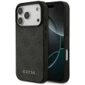 Калъф за iPhone 17 Pro - Guess - Hardcase 4G Classic (GUHCP17LG4GFGR) - Черен