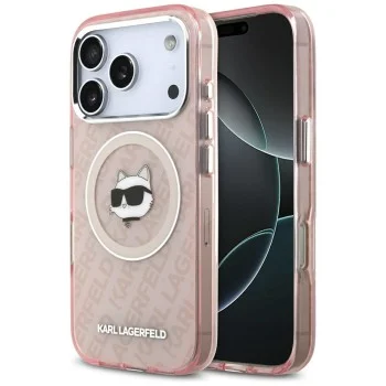 Калъф за iPhone 17 Pro Max - Karl Lagerfeld - IML MagSafe (KLHMP17XHMKBCHOP) - Розов