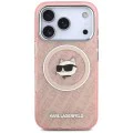 Калъф за iPhone 17 Pro Max - Karl Lagerfeld - IML MagSafe (KLHMP17XHMKBCHOP) - Розов