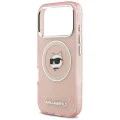 Калъф за iPhone 17 Pro Max - Karl Lagerfeld - IML MagSafe (KLHMP17XHMKBCHOP) - Розов