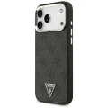 Калъф за iPhone 17 Pro Max - Guess - Hardcase 4G Triangle Logo MagSafe (GUHMP17XP4TSRCMK) - Черен