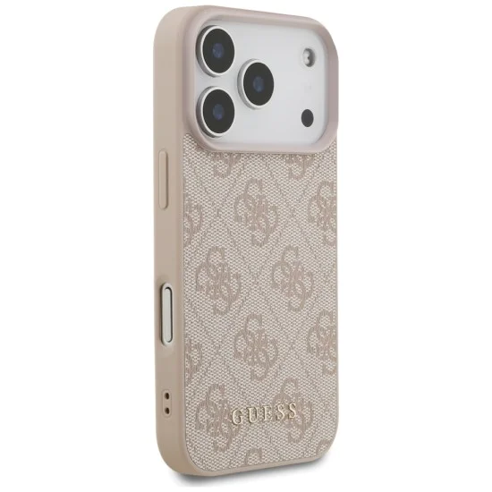 Калъф за iPhone 17 Pro - Guess - Hardcase 4G Classic (GUHCP17LG4GFPI) - Розов
