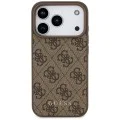 Калъф за iPhone 17 Pro - Guess - Hardcase 4G Classic (GUHCP17LG4GFBR) - Кафяв