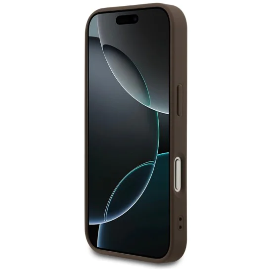 Калъф за iPhone 17 Pro - Guess - Hardcase 4G Classic (GUHCP17LG4GFBR) - Кафяв