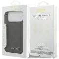Калъф за iPhone 17 Pro Max - Guess - Hardcase 4G Classic (GUHCP17XG4GFGR) - Черен