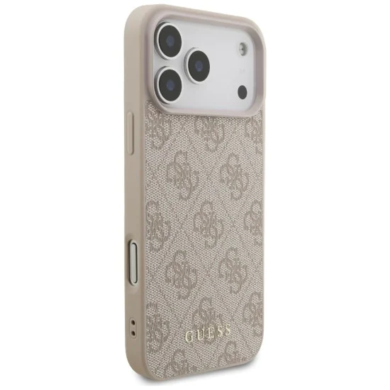 Калъф за iPhone 17 Pro Max - Guess - Hardcase 4G Classic (GUHCP17XG4GFPI) - Розов