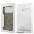 Калъф за iPhone 17 Pro Max - Guess - Hardcase 4G Classic (GUHCP17XG4GFBR) - Кафяв