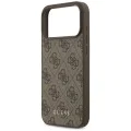 Калъф за iPhone 17 Pro Max - Guess - Hardcase 4G Classic (GUHCP17XG4GFBR) - Кафяв