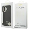 Калъф за iPhone 17 - Guess - Hardcase 4G Triangle Logo MagSafe (GUHMP17SP4TSRCMK) - Черен