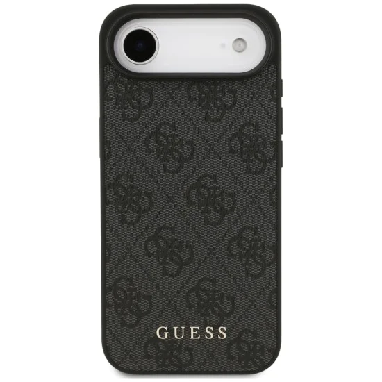 Калъф за iPhone 17 Air - Guess - Hardcase 4G Classic (GUHCP17MG4GFGR) - Черен