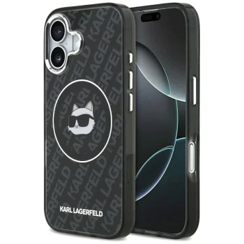 Калъф за iPhone 17 - Karl Lagerfeld - IML MagSafe (KLHMP17SHMKBCHOK) - Черен