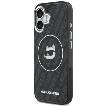 Калъф за iPhone 17 - Karl Lagerfeld - IML MagSafe (KLHMP17SHMKBCHOK) - Черен