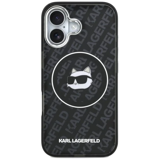 Калъф за iPhone 17 - Karl Lagerfeld - IML MagSafe (KLHMP17SHMKBCHOK) - Черен
