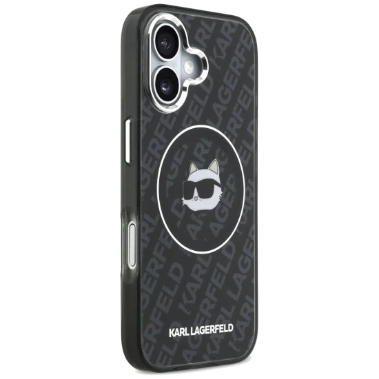Калъф за iPhone 17 - Karl Lagerfeld - IML MagSafe (KLHMP17SHMKBCHOK) - Черен