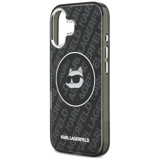 Калъф за iPhone 17 - Karl Lagerfeld - IML MagSafe (KLHMP17SHMKBCHOK) - Черен